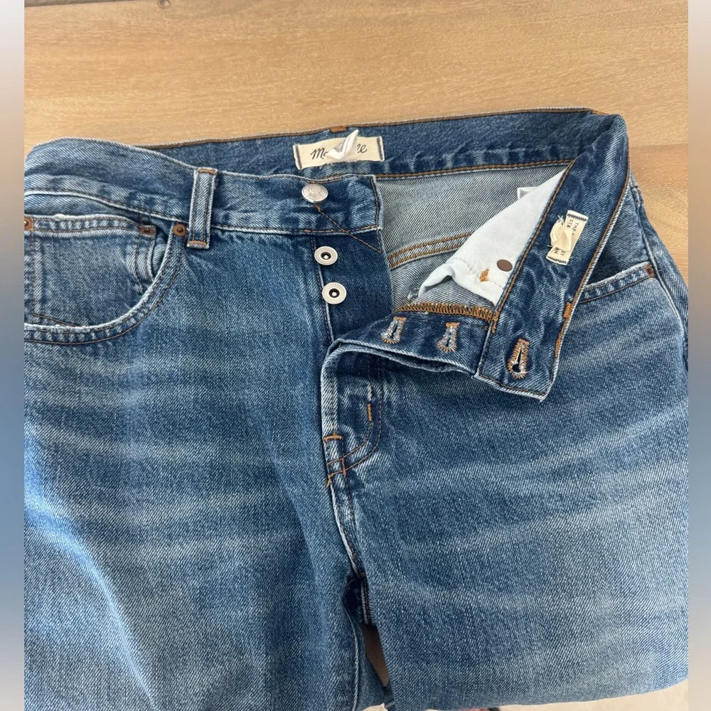 Madewell Women’s The Dean Easy Straight Jean, Monessen Wash, SIZE: 25 - Picture 10 of 16